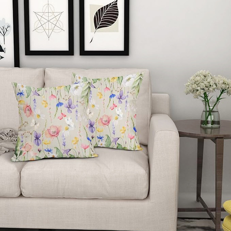 2024 Amazoni akvarellprindiga koomiksi ainulaadne trükiseeria padjapüür kodudiivani istmepadja padi