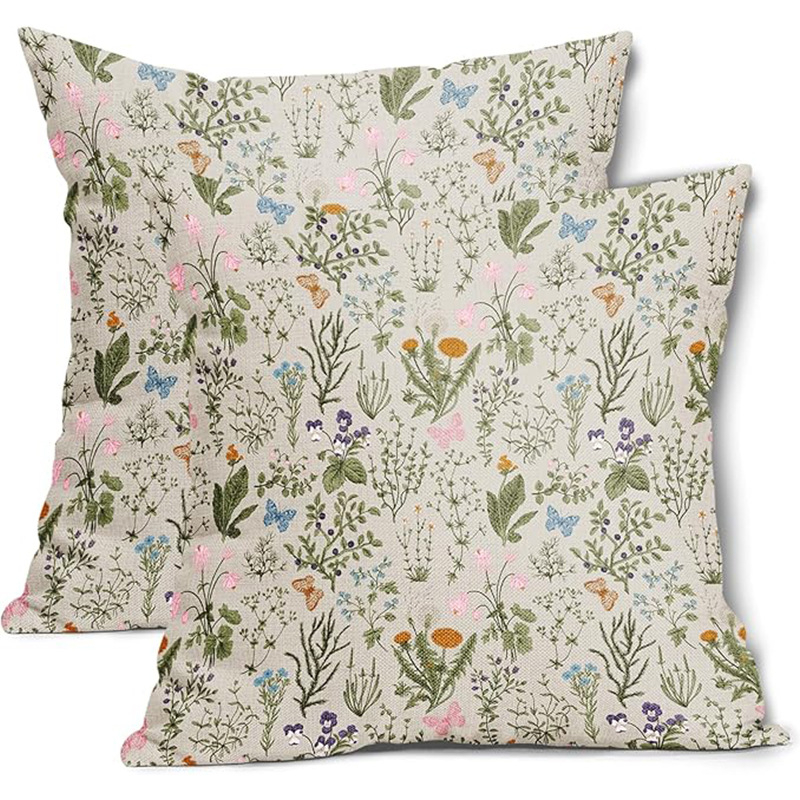 2024 Amazoni akvarellprindiga koomiksi ainulaadne trükiseeria padjapüür kodudiivani istmepadja padi