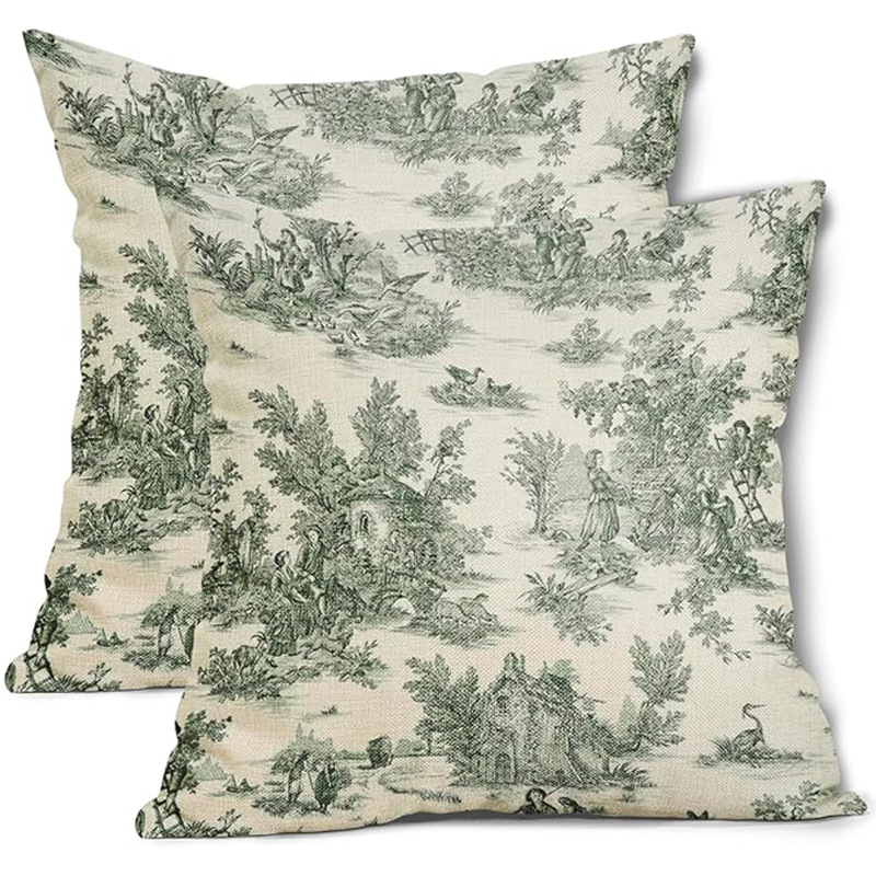 2024 Amazoni akvarellprindiga koomiksi ainulaadne trükiseeria padjapüür kodudiivani istmepadja padi