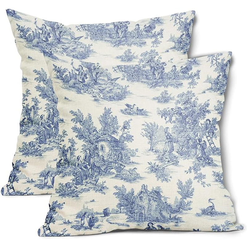 2024 Amazoni akvarellprindiga koomiksi ainulaadne trükiseeria padjapüür kodudiivani istmepadja padi