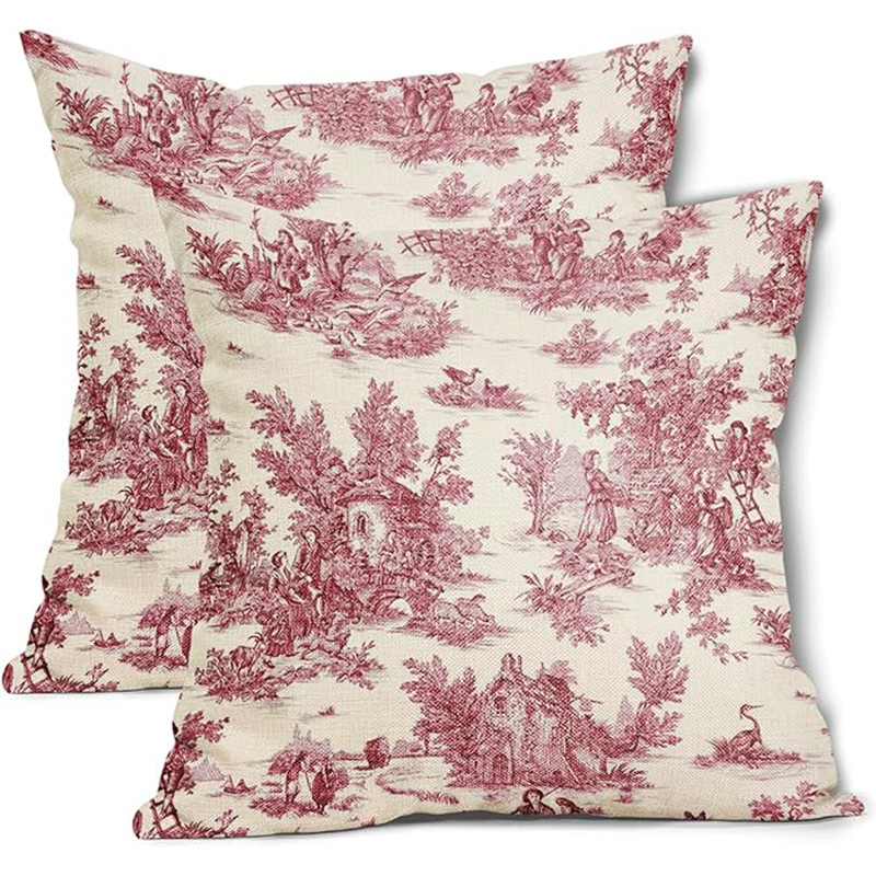 2024 Amazoni akvarellprindiga koomiksi ainulaadne trükiseeria padjapüür kodudiivani istmepadja padi