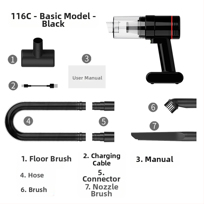 Belaidis dulkių siurblys automobiliui, namams, dvigubos paskirties, daugiafunkcis, rankinis įkrovimas, bešepetis, nešiojamas, automobilinis dulkių siurblys, naminių gyvūnėlių, kačių plaukų slinkimo funkcija