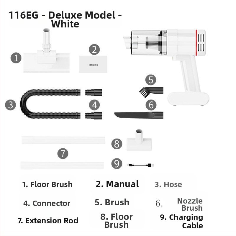 Belaidis dulkių siurblys automobiliui, namams, dvigubos paskirties, daugiafunkcis, rankinis įkrovimas, bešepetis, nešiojamas, automobilinis dulkių siurblys, naminių gyvūnėlių, kačių plaukų slinkimo funkcija