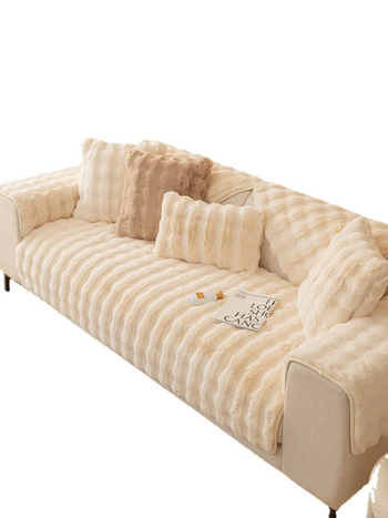 Търговия на едро Зимна възглавница за диван Заек Плюшен Удебелен Модерен Опростен Калъф за Възглавница Калъф за Платнена Кърпа 2024 Нов Противохлъзгащ Семпъл