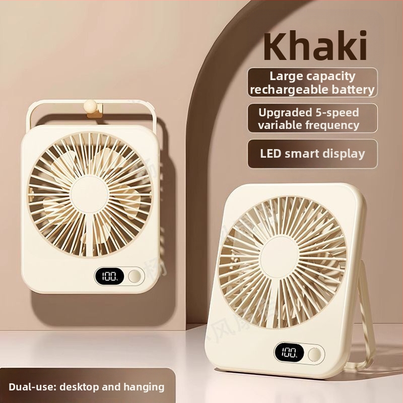 Csendes asztali ventilátor osztályterembe, irodai hálószoba hűtés, asztali kis ventilátor kültéri USB töltés