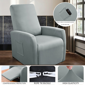 Naujas, vandeniui atsparus, pieno šilko, mažas, vienspalvis, elastingas, dulkėms atsparus, „Chivas“ sofos užvalkalas.