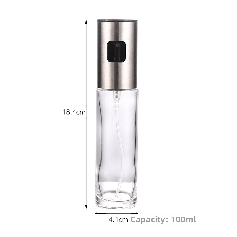 304 nerūdijančio plieno stiklinis aliejaus purškimo butelis kepsninės kepimo aliejaus kontrolės puodas virtuvėje pneumatinis purškimo butelis aliejaus purškimo puodas