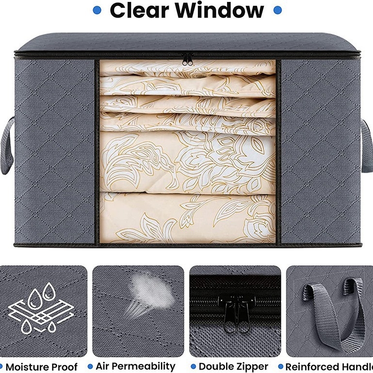 Piiriülene ja populaarne tekikott, nähtava aknaga lausriidest kolimispakk, reisitekk, ülipaks ja kaasaskantav