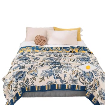 Νέα κουβέρτα από βαμβακερή γάζα για διασυνοριακή χρήση, κουβέρτα πετσετών, μονόκλινη, διπλή, καλοκαιρινή κουβέρτα κλιματισμού, καλοκαιρινή δροσερή κουβέρτα, κουβέρτα για μεσημεριανό διάλειμμα, κουβέρτα καναπέ