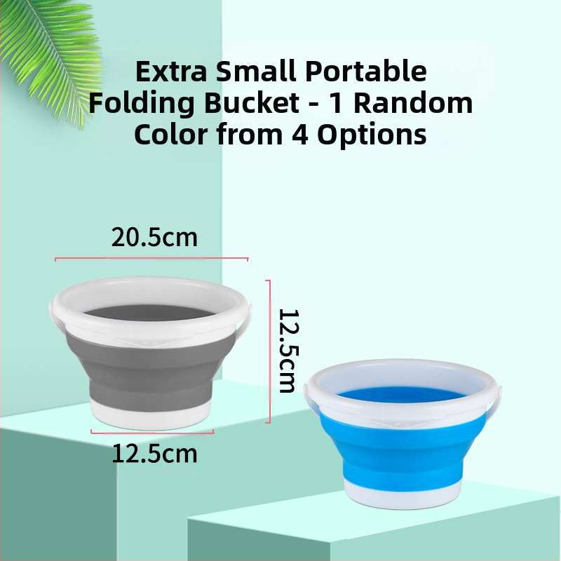 Sulankstomas kibiras Nešiojamas silikoninis sulankstomas kibiras Lauko žvejyba Automobilių plovimas Plastikinis Namų ruošos valymas Nešiojamas kibiras