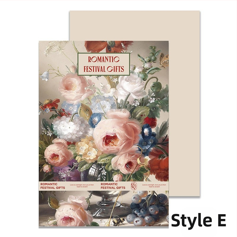 Фестивал Моди, опаковъчна хартия с щампа от цветя, опаковъчна хартия с цветя, подаръчна крафт хартия, ръчно изработена опаковъчна хартия „Направи си сам“