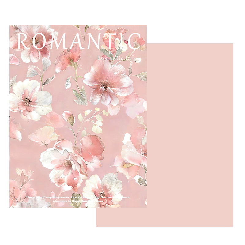 Фестивал Моди, опаковъчна хартия с щампа от цветя, опаковъчна хартия с цветя, подаръчна крафт хартия, ръчно изработена опаковъчна хартия „Направи си сам“