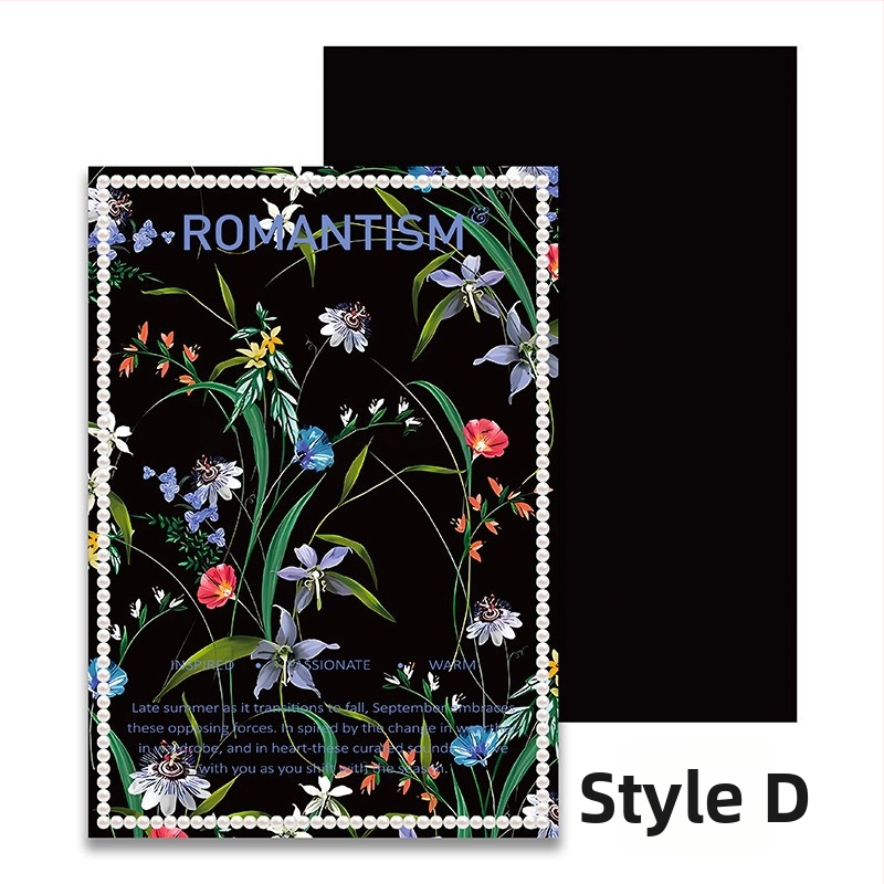 Фестивал Моди, опаковъчна хартия с щампа от цветя, опаковъчна хартия с цветя, подаръчна крафт хартия, ръчно изработена опаковъчна хартия „Направи си сам“