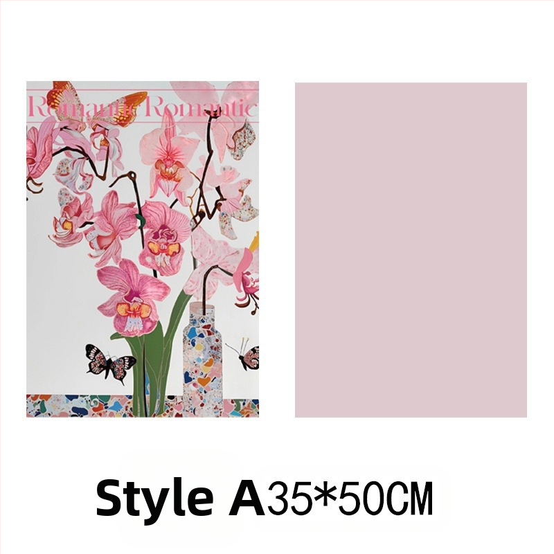 Фестивал Моди, опаковъчна хартия с щампа от цветя, опаковъчна хартия с цветя, подаръчна крафт хартия, ръчно изработена опаковъчна хартия „Направи си сам“