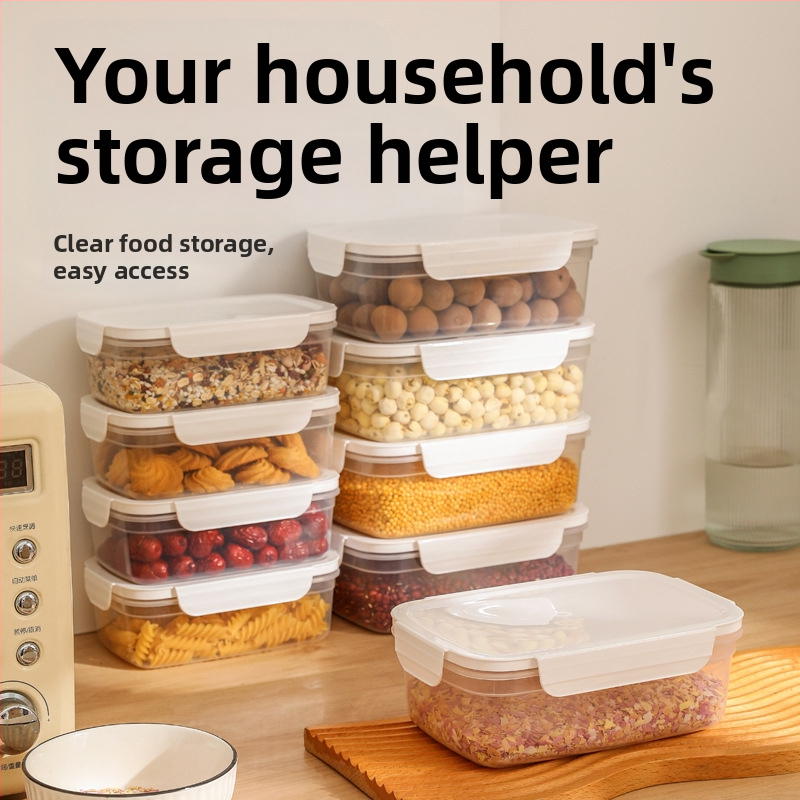 Fcm sertifitseeritud suletud purk toidukvaliteediga plastpurk teraviljade ja köögisnäkkide jää jaoks