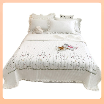 ✅ Ледено копринено лятно хладно завивка от четири части, лятна завивка с климатик, единична, двойна, може да се пере в пералня в корейски стил, пролетно-есенна, тънка завивка, една