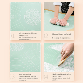 Sõtkumismatt, paksendatud majapidamislaud, rullmatt, silikoonmatt, köögi- ja küpsetusmatt, libisemiskindel küpsetusmatt ja -matt