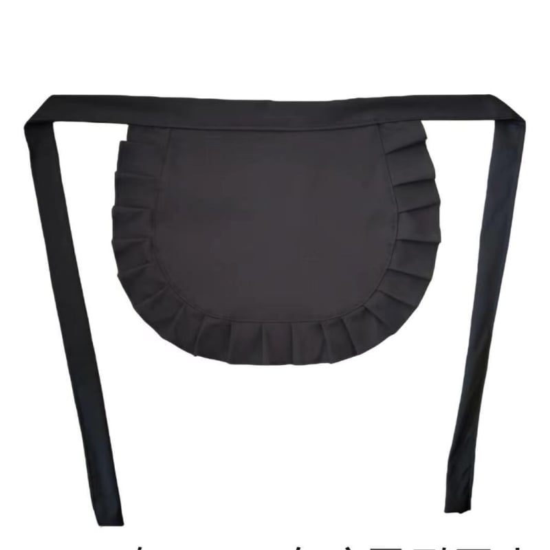 Originaalne hiina väikese koka põll Lolita teenijanna uus põll armas pehme tüdrukute lolita must väike rinnatükk