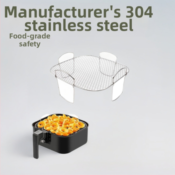 Tehase 304 ruudukujuline kuivatusrest toidukvaliteediga roostevabast terasest traadist kuivatusrest, suur õhufritüüri grill, hulgimüük