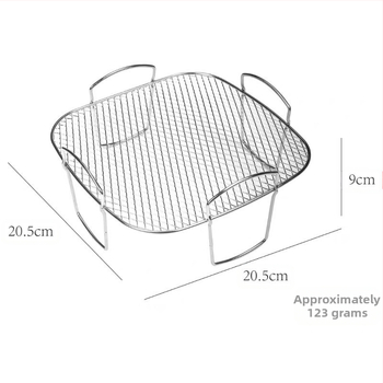 Tehase 304 ruudukujuline kuivatusrest toidukvaliteediga roostevabast terasest traadist kuivatusrest, suur õhufritüüri grill, hulgimüük