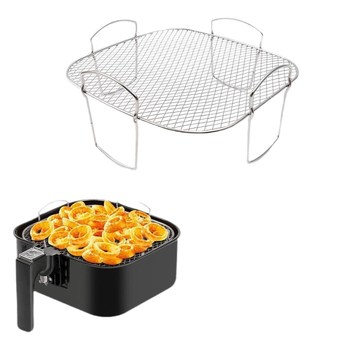 Tehase 304 ruudukujuline kuivatusrest toidukvaliteediga roostevabast terasest traadist kuivatusrest, suur õhufritüüri grill, hulgimüük