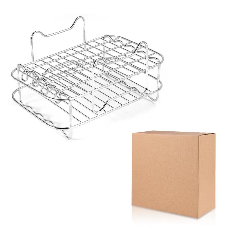 Tehase 304 ruudukujuline kuivatusrest toidukvaliteediga roostevabast terasest traadist kuivatusrest, suur õhufritüüri grill, hulgimüük