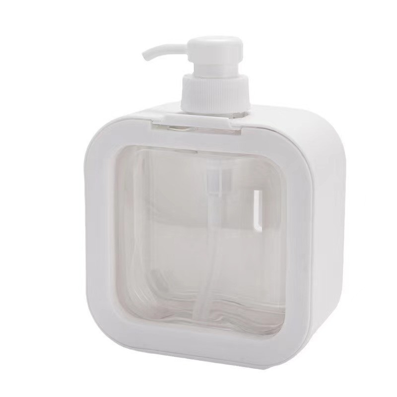 Sieninis spaudžiamas dušo želė skalbinių ploviklio buteliukas kondicionieriaus tuščias butelis didelės talpos nešiojamas plastikinis