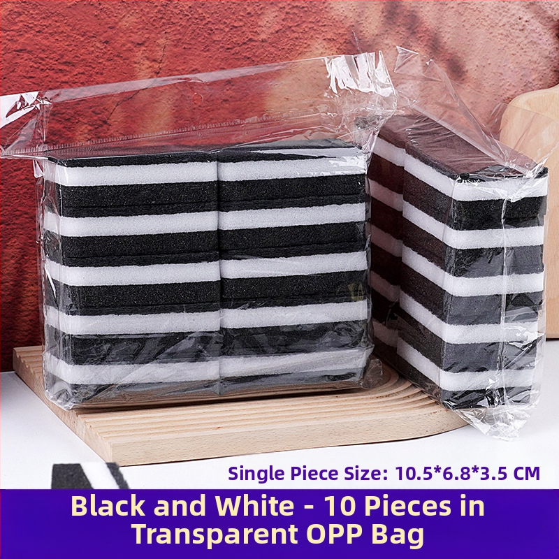 Mustvalge kahepoolne merekäsna puhastuslapp paks pesulapp merekäsna puhastuslapp pesulapp köögipuhastus plekieemaldus võlusalvrätik