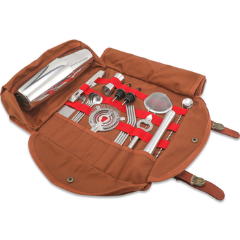 Tarpvalstybinis tiesioginis tiekimas nerūdijančio plieno kūginis sirenos 20 kostiumas baro įrankiai barmeno krepšys lauko krepšys vyno krepšys