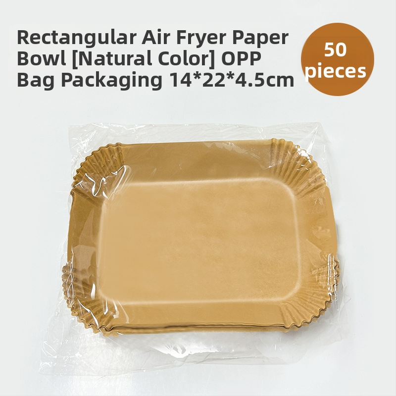 Ristkülikukujuline topeltpott õhufritüür, ristkülikukujuline õhufritüür, paberist kauss, Ninja topeltpott, pärgamentpaber, silikoonõliga küpsetuspaber