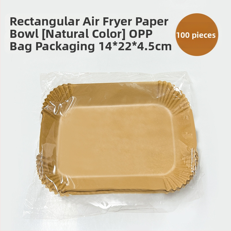 Ristkülikukujuline topeltpott õhufritüür, ristkülikukujuline õhufritüür, paberist kauss, Ninja topeltpott, pärgamentpaber, silikoonõliga küpsetuspaber