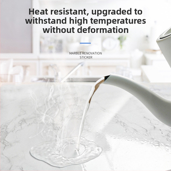 Virtuvės vandeniui atspari, aliejui atspari, lipni stora lipdukų plėvelė, atspari ugniai, aukštai temperatūrai, viryklės, stalviršio ir darbo paviršiaus laminavimo plėvelė 66