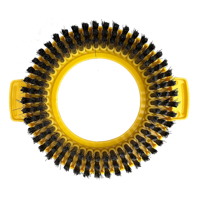 Apvalus universalus šluostės antgalis, pakeičiantis grindų šepetį, buitinį grindų šepetį, šluosčių priedus, valymo šepetys, besisukantis šluostės antgalis