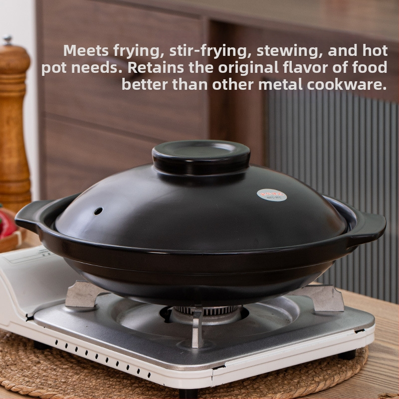 Xyf керамична голяма хотелска касерола с екстра плитка рибена глава, газова печка, търговска, с малък размер, плоско дъно, висока устойчивост