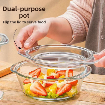 Klaaskauss kaanega, spetsiaalne mikrolaineahju kuumutamiseks mõeldud taldrik, kõrge temperatuurikindel majapidamiskauss, suur supikauss, munasupp, aurutatud munakauss