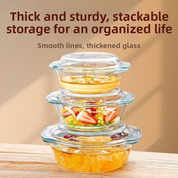 Klaaskauss kaanega, spetsiaalne mikrolaineahju kuumutamiseks mõeldud taldrik, kõrge temperatuurikindel majapidamiskauss, suur supikauss, munasupp, aurutatud munakauss