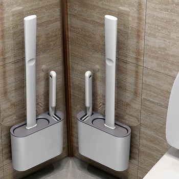 Naujas tualetinis šepetys, buitinis tualetinis silikoninis šepetys, laikymas, valymas be perforatorių, daugiafunkcis tarpvalstybinis didmeninės prekybos fabrikas