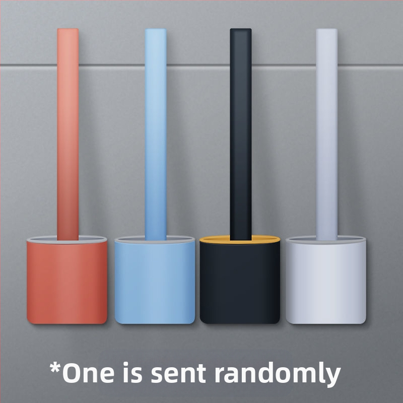 Naujas tualetinis šepetys, buitinis tualetinis silikoninis šepetys, laikymas, valymas be perforatorių, daugiafunkcis tarpvalstybinis didmeninės prekybos fabrikas