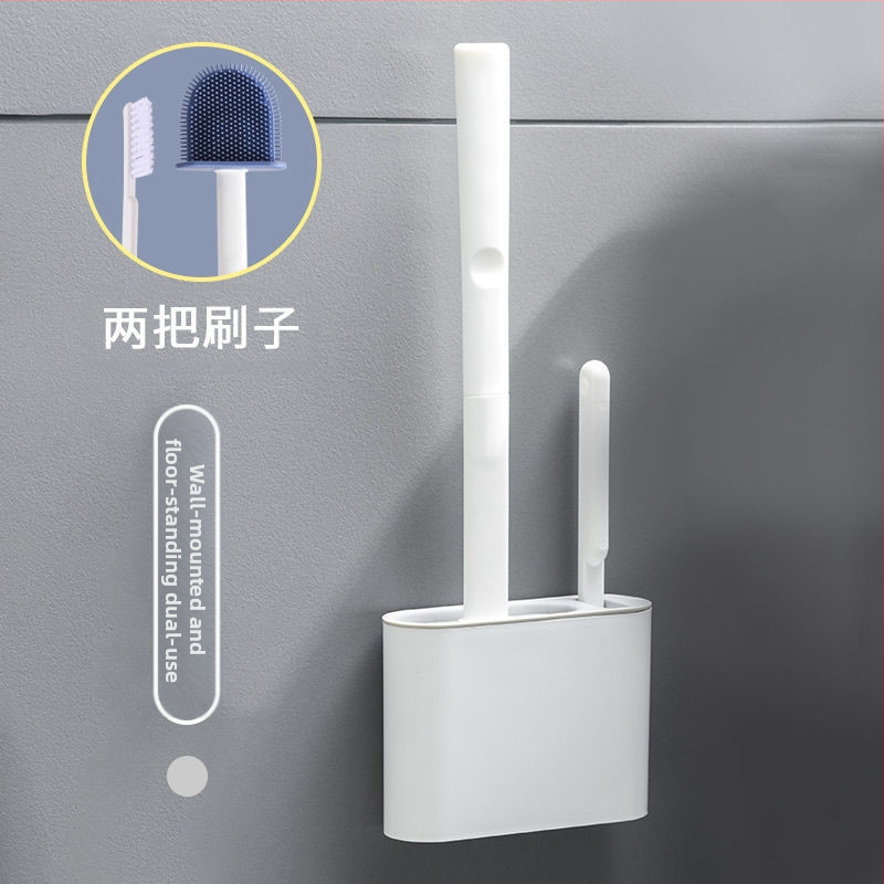 Naujas tualetinis šepetys, buitinis tualetinis silikoninis šepetys, laikymas, valymas be perforatorių, daugiafunkcis tarpvalstybinis didmeninės prekybos fabrikas