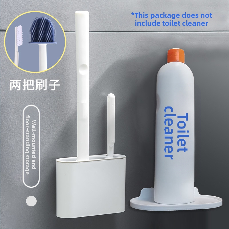 Naujas tualetinis šepetys, buitinis tualetinis silikoninis šepetys, laikymas, valymas be perforatorių, daugiafunkcis tarpvalstybinis didmeninės prekybos fabrikas