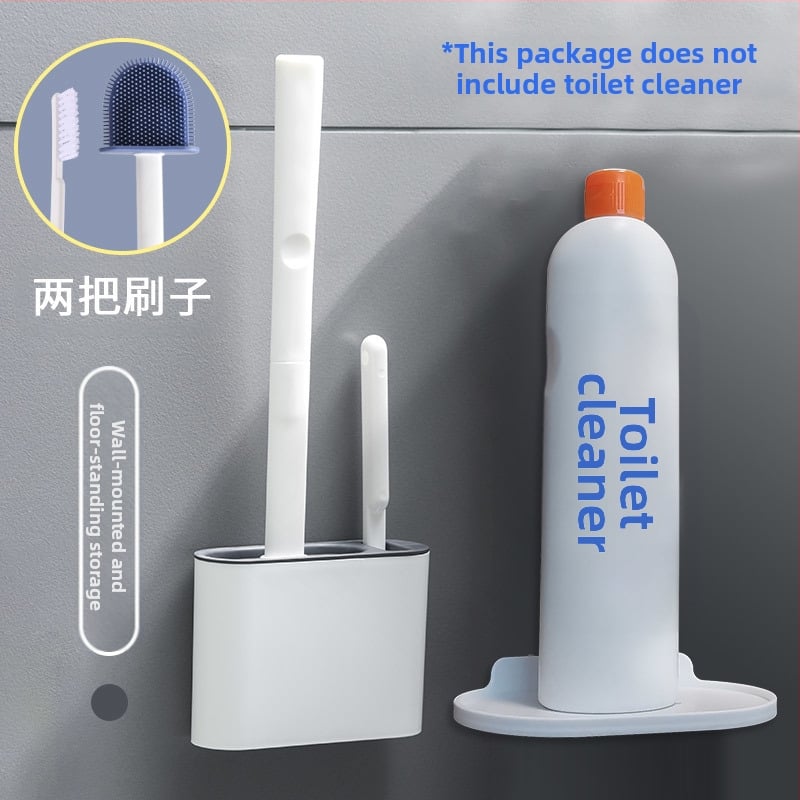 Naujas tualetinis šepetys, buitinis tualetinis silikoninis šepetys, laikymas, valymas be perforatorių, daugiafunkcis tarpvalstybinis didmeninės prekybos fabrikas