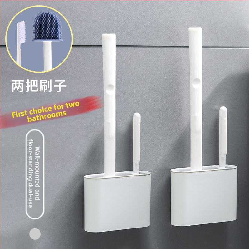 Naujas tualetinis šepetys, buitinis tualetinis silikoninis šepetys, laikymas, valymas be perforatorių, daugiafunkcis tarpvalstybinis didmeninės prekybos fabrikas