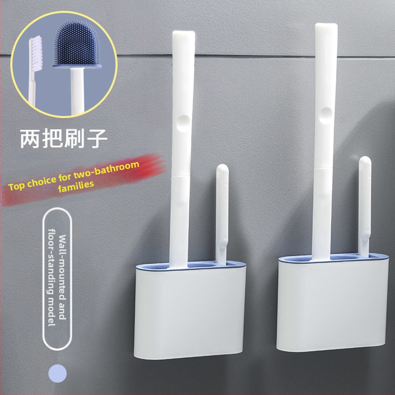 Naujas tualetinis šepetys, buitinis tualetinis silikoninis šepetys, laikymas, valymas be perforatorių, daugiafunkcis tarpvalstybinis didmeninės prekybos fabrikas