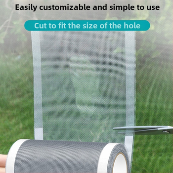 Sääsetõrje putukavõrk akna remonditoetus akna laiendamiseks veeaugu hallituse augu hallituse liivavõrk ese majapidamises isekleepuv takjapael