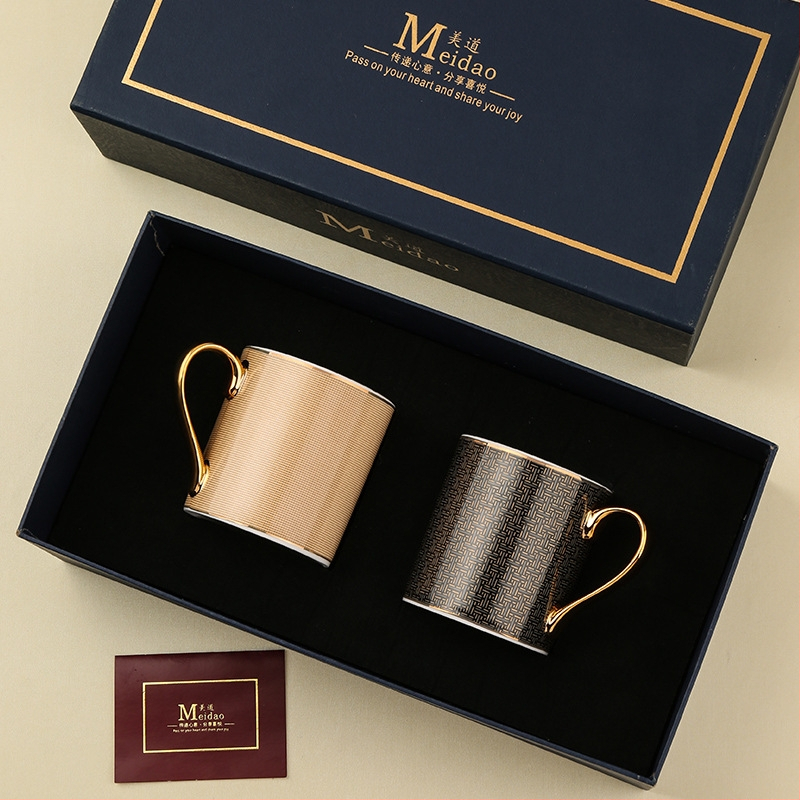 „Meidao“ kylantis puodelis, kaulinis porcelianas, vandens puodelis, gimtadienio dovanų dėžutė, poros puodelių pora, lydinti dovana