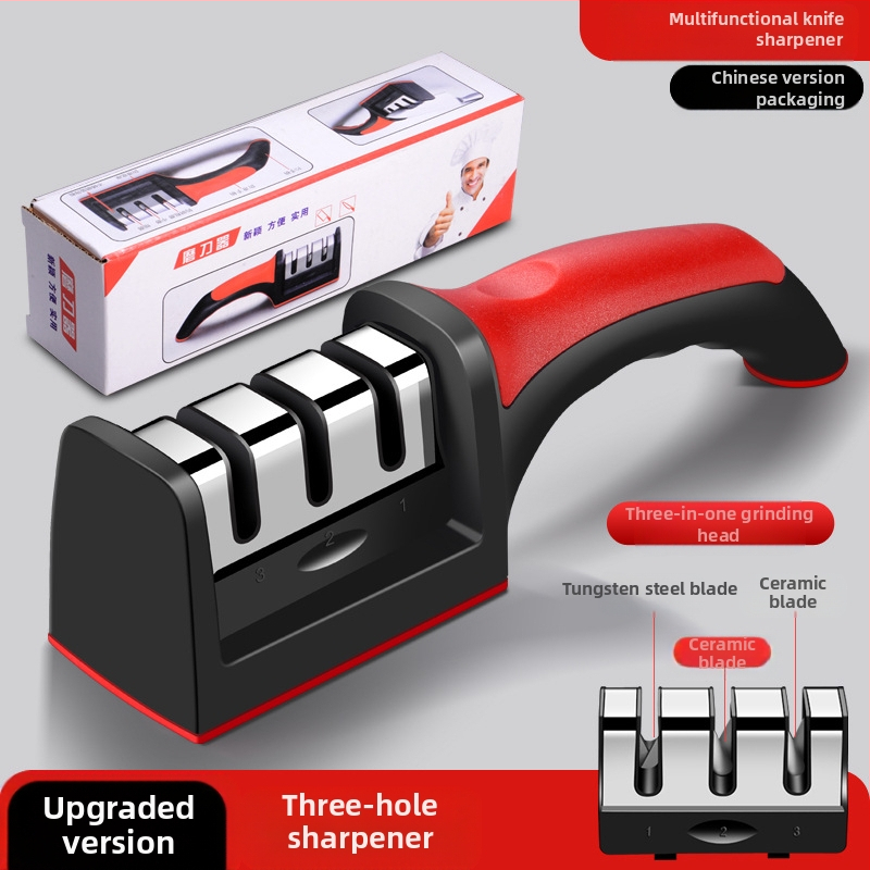 Uus nugateritaja majapidamises kasutatav multifunktsionaalne Emery peenikese teritusega kivi kööginoa kääride lõikeriistade hulgimüük