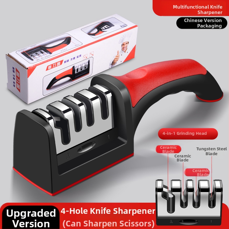 Uus nugateritaja majapidamises kasutatav multifunktsionaalne Emery peenikese teritusega kivi kööginoa kääride lõikeriistade hulgimüük