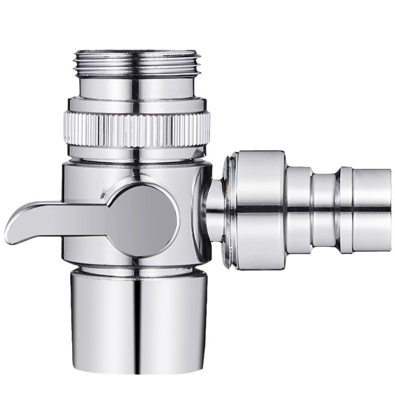 Vodovodný konektor One-to-Two, kuchynské umývadlo, práčka, prívod vody, port na pripojenie potrubia, rozdeľovač vody, môžu používať tisíce kvetov