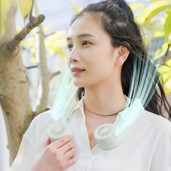 Сгъваем вентилатор за врата на открито, мързелив преносим вентилатор с USB зареждане, малък офис вентилатор