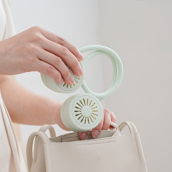 Сгъваем вентилатор за врата на открито, мързелив преносим вентилатор с USB зареждане, малък офис вентилатор
